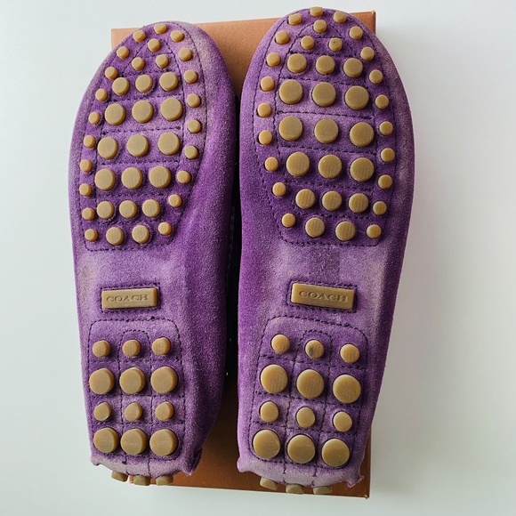 COACH Women's Nadia Royal Purple Moccasin Size 6B - Picture 5 of 9